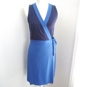 NWT Ann Taylor wrap around two tone dress.